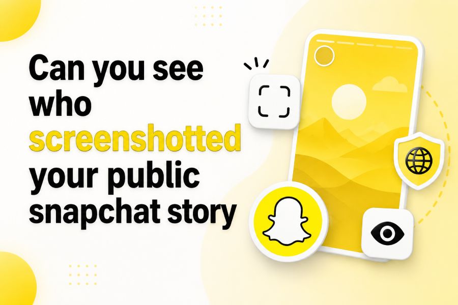 can you see who screenshotted your public snapchat story